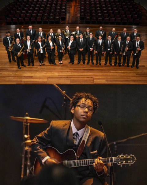 Celebración de compositores negros del jazz Marel Hidalgo Quartet Benemérita Banda Nacional de Cartago