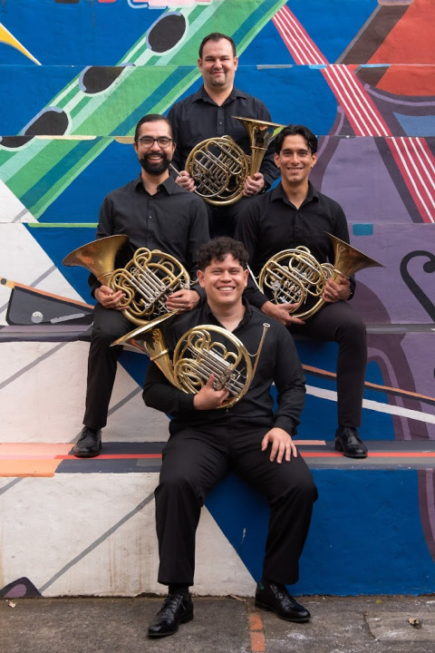 Música al Atardecer: Cuarteto Costarricense de Cornos 