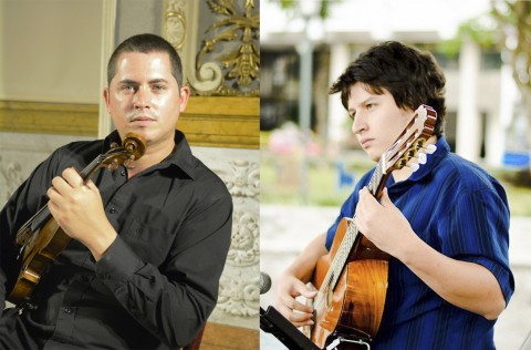 Fernando Muñoz (violín) y Arturo Calvo (guitarra)