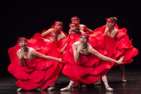 Alicia en el país de las maravillas, un ballet contemporáneo dirigido por María Amalia Pendones. 