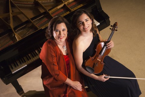 Recital de violín y piano obras españolas y de América Latina con Grace Marín y Pilar Aguilar 