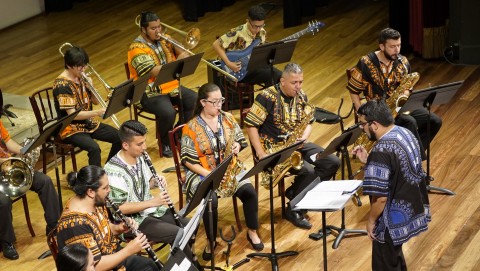 La Banda de Conciertos de Limón en Teatro al Mediodía