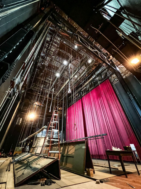 La tramoya es uno de los lugares más vulnerables del Teatro Nacional