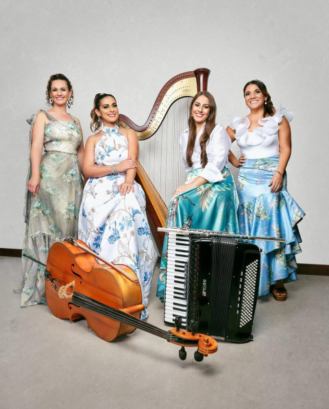 Música al Atardecer: ​Cuarteto Amasona (Acrónimo de cada nombre de las integrantes)