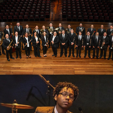 Celebración de compositores negros del jazz Marel Hidalgo Quartet Benemérita Banda Nacional de Cartago