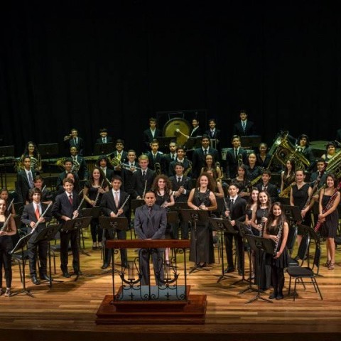 Banda Sinfónica Elemental, dirigida por el Maestro Ernesto Gallardo