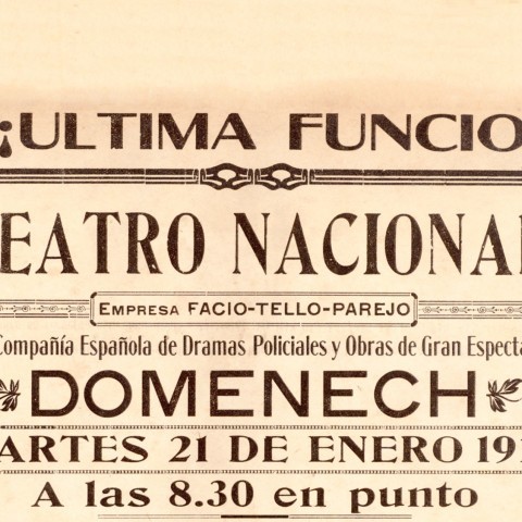 Afiche Espectáculo 1919