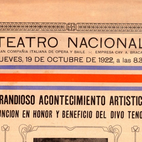 Afiche Espectáculo 1922