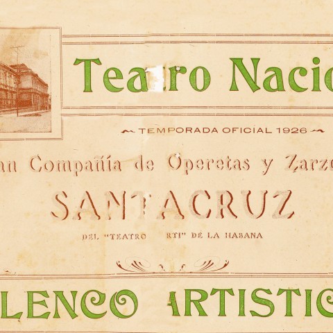 Afiche Espectáculo 1926