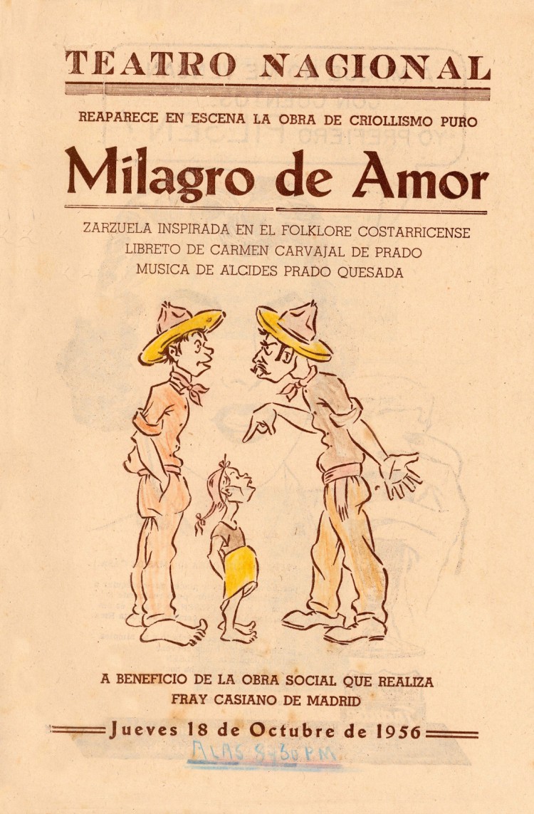 Afiche Espectáculo 1956