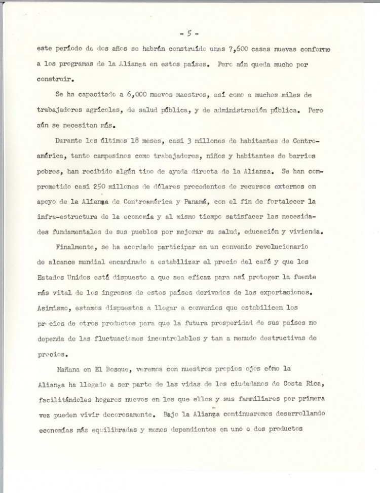 Discurso  John Fitzgerald Kennedy Conferencia Presidentes en Teatro Nacional de  Costa Rica 